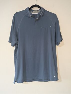 M AndersonOrd Blue‎ Men's Performance Golf Polo